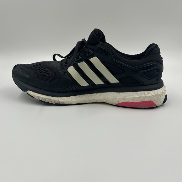 Adidas Womens Energy Boost 2.0 M29744 Black Running Shoes Sneakers Size 9.5 - Picture 4 of 9